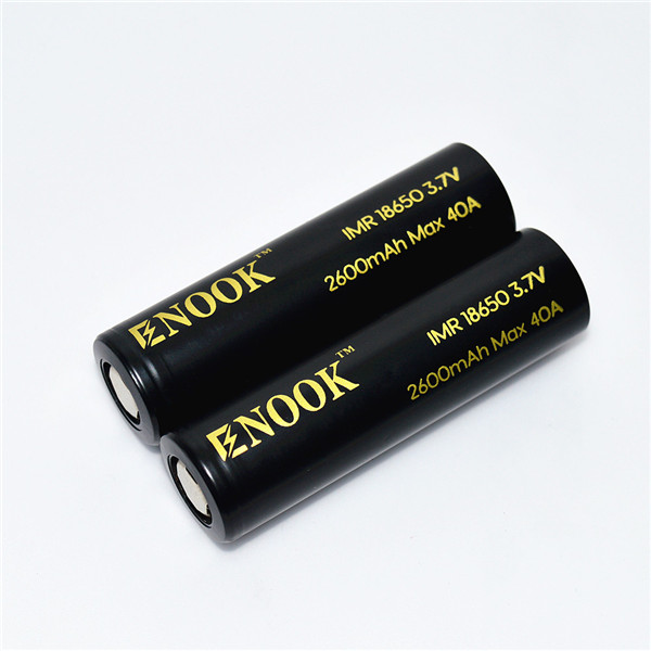 高品質enook 18650 2600 mah 40amp imr充電式バッテリーpkサムスン25r 2500 mahのため25r-二次電池問屋・仕入れ・卸・卸売り