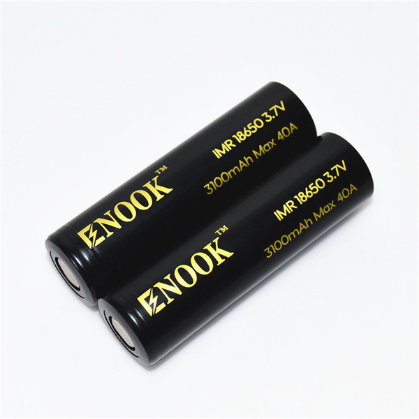 高ドレインrechargeble enook 18650バッテリー3100 mah 40aリチウムイオン電池用の蒸気を吸う改造-二次電池問屋・仕入れ・卸・卸売り