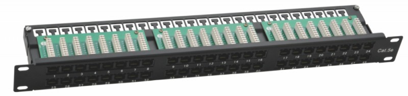 卸売猫の速い配達lancom5eutpパッチパネル、 48ポート、 45度、 フルカラータイプ-その他配線器具問屋・仕入れ・卸・卸売り