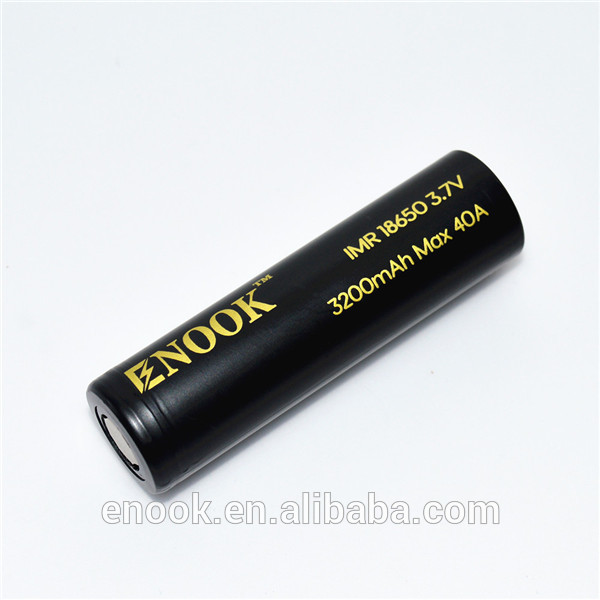 2016 enook 18650ミリアンペア40a batery充電式バッテリー18650 3.7ボルト黒バッテリー18650リチウムイオン電池用の Cigモッズ-二次電池問屋・仕入れ・卸・卸売り