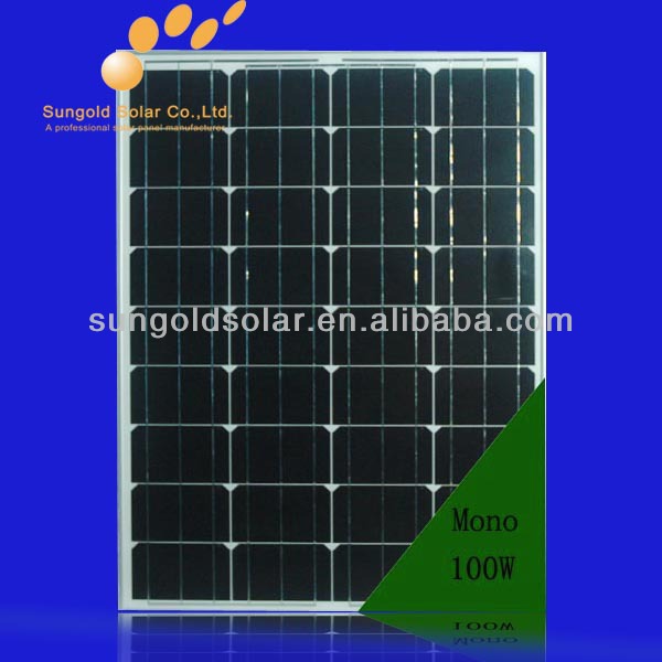 ドイツソーラー携帯いいえantidumping税100ワットモノラル太陽電池パネル-太陽電池、ソーラー・パネル問屋・仕入れ・卸・卸売り