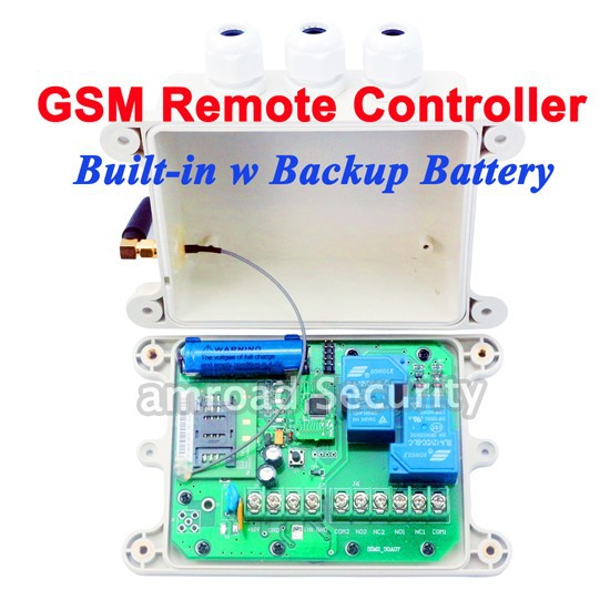 2chクワッドバンドgsmsmsリモートコントロールウィークリータイマーワイヤレスリレーコントローラスイッチwバックアップバッテリ、 dc12v-リレー問屋・仕入れ・卸・卸売り