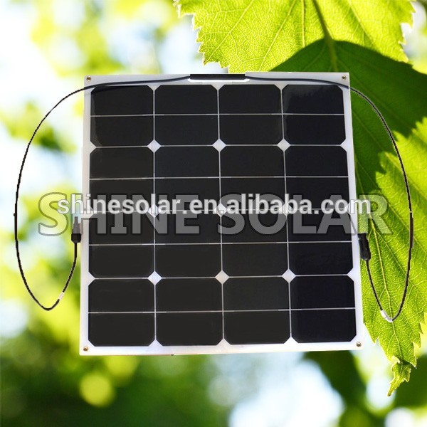 10w12v半フレキシブルソーラーパネル単結晶-太陽電池、ソーラー・パネル問屋・仕入れ・卸・卸売り