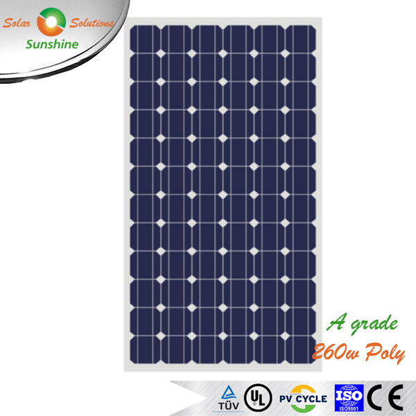 高効率的かつ高品質低価格太陽電池250ワットポリ太陽電池パネルシステム-太陽電池、ソーラー・パネル問屋・仕入れ・卸・卸売り