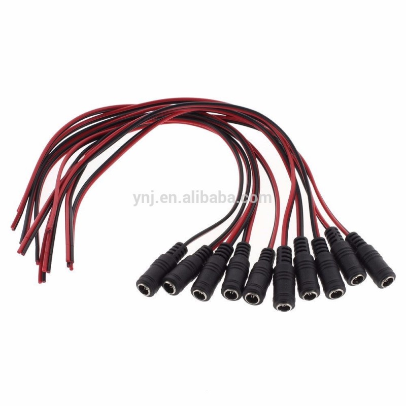 5.5 × 2.1ミリメートルのdcメス電源プラグケーブル用cctvセキュリティカメラ-電源ケーブル問屋・仕入れ・卸・卸売り