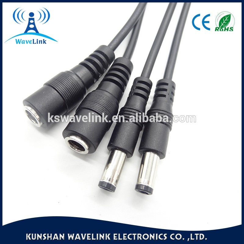 5.5 × 2.5ミリメートル中国dc 5525電源延長ケーブル男性女性プラグ電源ケーブル-問屋・仕入れ・卸・卸売り