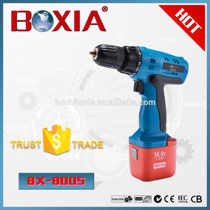 Boxia 14.4ボルトBX8005ニカドasakiドリルコードレスリチウムイオン電動-電気ドリル問屋・仕入れ・卸・卸売り