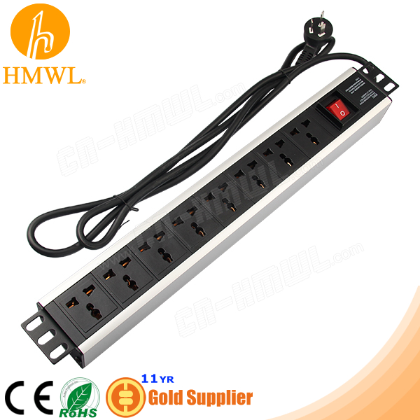 19'' 1.5u8ウェイマルチ- 目的ラックマウントpdu-配電設備問屋・仕入れ・卸・卸売り