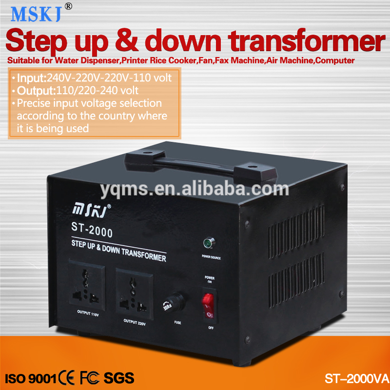 ST-2000va 2000ワットステップアップダウンホームマシン変圧器110ボルトに220ボルト220ボルトに110ボルトを選択 トランスカスタムメイド-変圧器、アダプター問屋・仕入れ・卸・卸売り