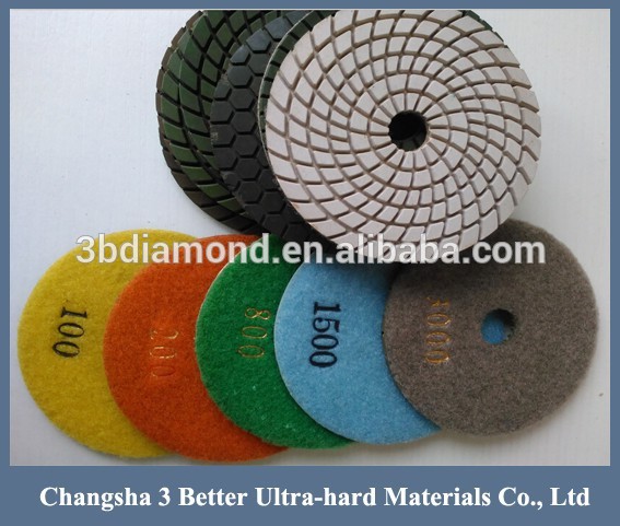 3【4【5【6" 7" インチダイヤモンド研磨パッドヒーター用パッド大理石やコンクリート-研磨パッド問屋・仕入れ・卸・卸売り