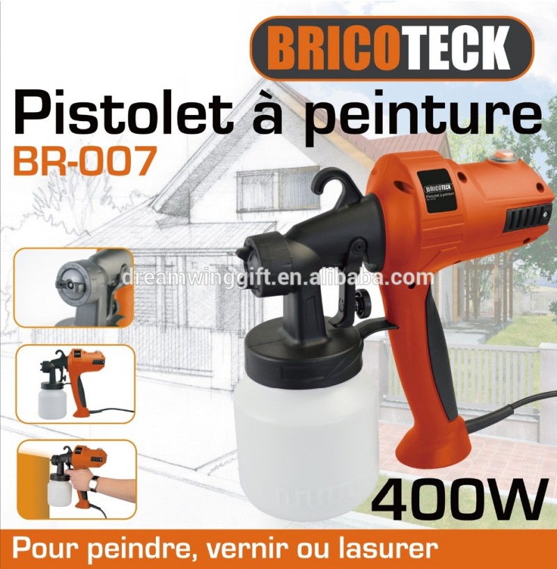 Bricotech hvlpペイントサイドキック、電動塗料スプレーガンズーム-スプレーガン問屋・仕入れ・卸・卸売り