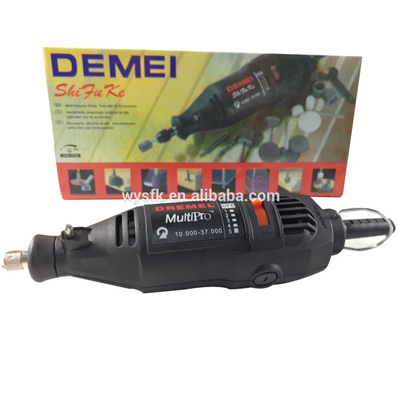 Demei 220ボルト/110ボルト135ワットmutifunctional可変速度電動グラインダーロータリーツール-研磨機問屋・仕入れ・卸・卸売り