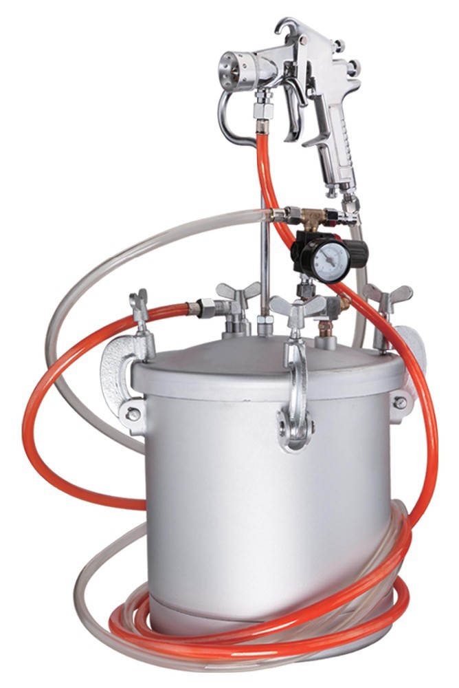 ポータブル圧力10l/10クォート品質塗料タンクキット水で- in- 水マルチ- カラースプレーガンとホースpt-10km-スプレーガン問屋・仕入れ・卸・卸売り
