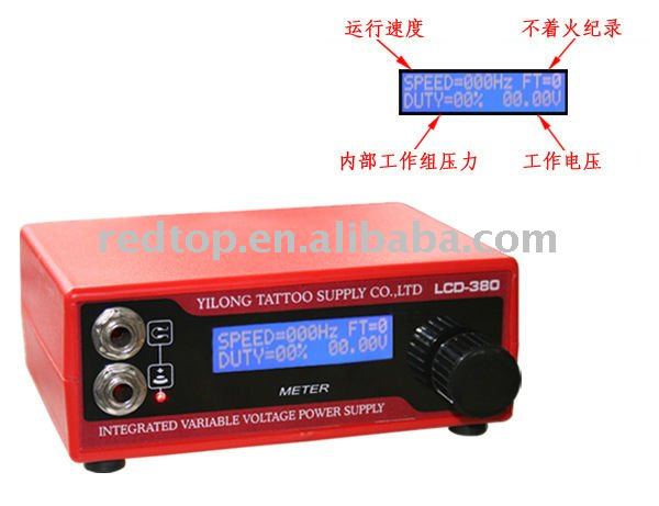 新しい到着10の回転LED鋼鉄デジタル入れ墨の電源の源-その他電力供給問屋・仕入れ・卸・卸売り