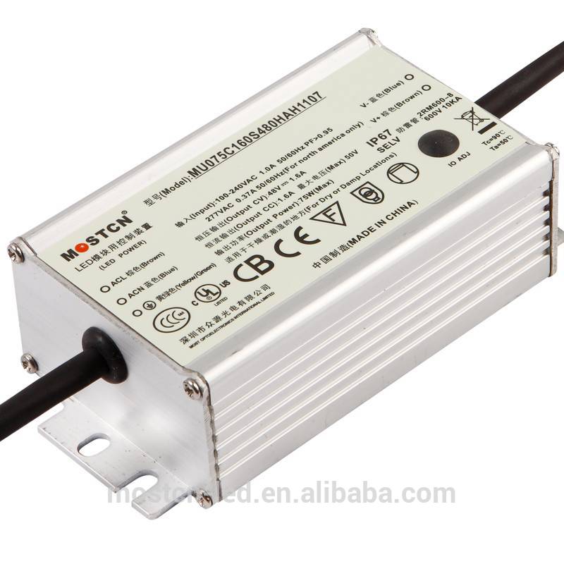 Ul/ctick/gs/kc 90-305ボルト入力電圧高効率80ワット屋外ledドライバ付きip67-その他電力供給問屋・仕入れ・卸・卸売り