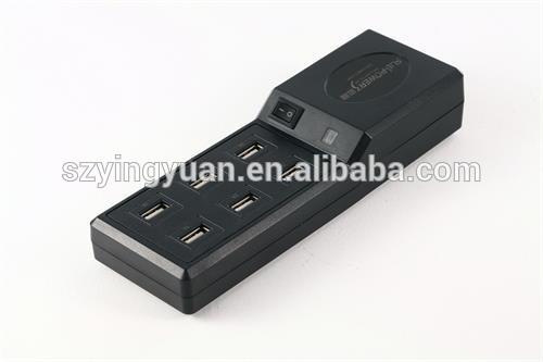 Usb多機能8ポートac/dcアダプタ携帯電話用、 ipadとpcのテーブル-その他電力供給問屋・仕入れ・卸・卸売り