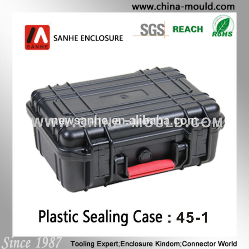 プラスチック製の機器のケースのためのハンドルを持つ機器absプラスチック泡が付いている電子機器のケース-電子周辺機器問屋・仕入れ・卸・卸売り