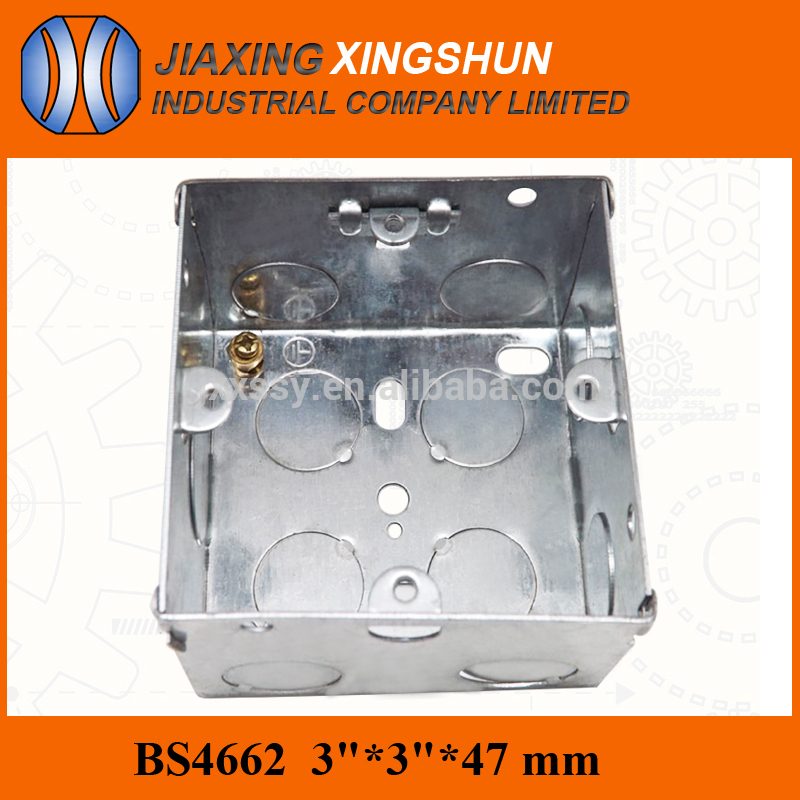 中国のサプライヤー英国標準の3x3の正方形の亜鉛めっき鋼の金属分配ボックス-電子周辺機器問屋・仕入れ・卸・卸売り