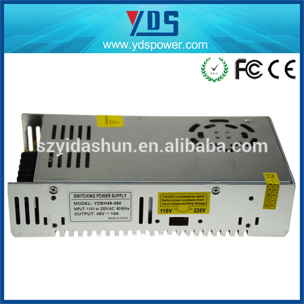 yds高品質・製造業者dc安定化電源装置480w48v10aceと、 fcc、 rohsは承認した-工業用電力供給問屋・仕入れ・卸・卸売り