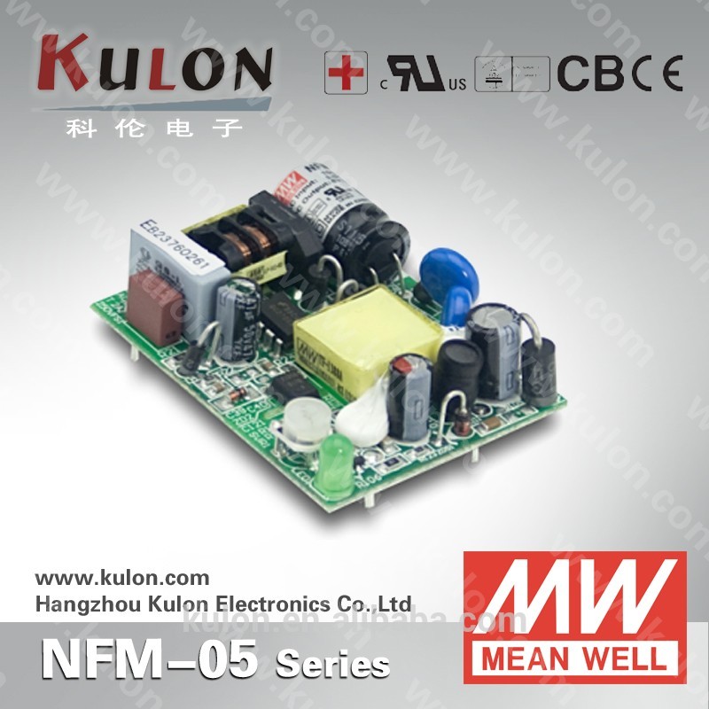 Meanwell NFM-05-24 ul/cul/cb/ce 5ワットac/dc上のボードと医療型24vdc出力オープンフレーム電源/psu/smps (NFM-5-24)-工業用電力供給問屋・仕入れ・卸・卸売り