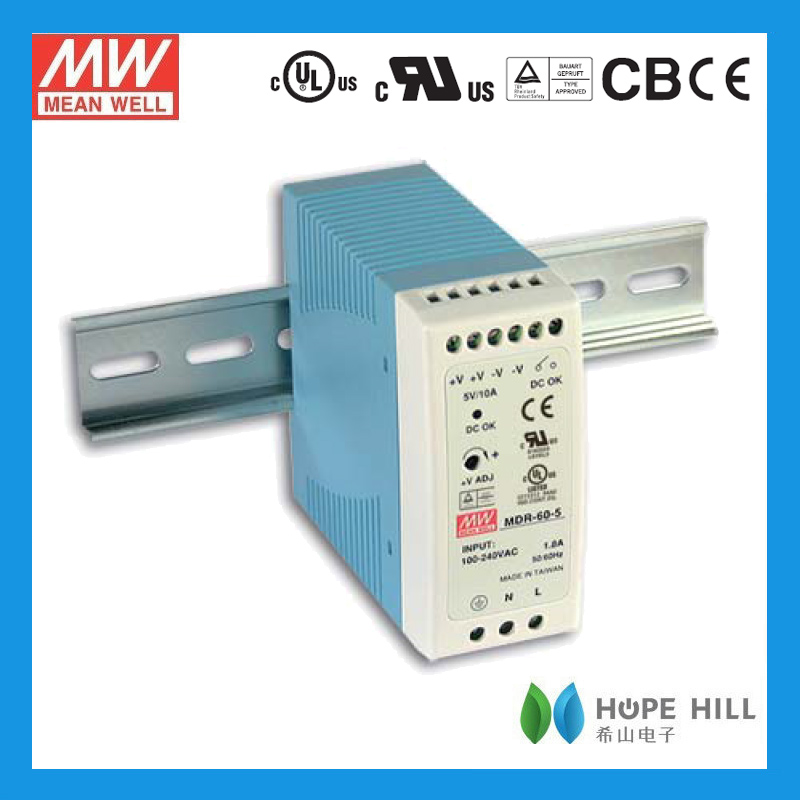 Meanwell5a60wmdr-60-5単一出力工業用dinレール電源-工業用電力供給問屋・仕入れ・卸・卸売り