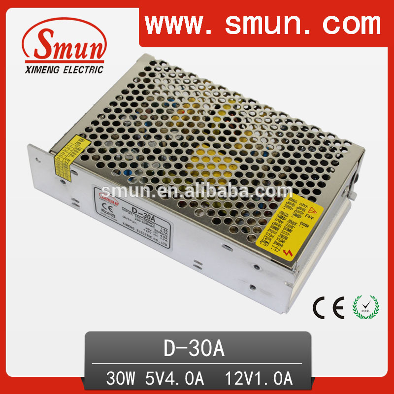30ワット5ボルト12ボルトデュアル出力スイッチング電源d-30a-工業用電力供給問屋・仕入れ・卸・卸売り
