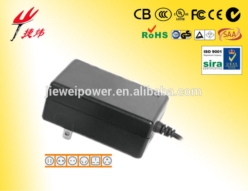 モデル029の24ワット壁マウント12ボルト2a電源アダプタ米国プラグ-AC/DCアダプター問屋・仕入れ・卸・卸売り