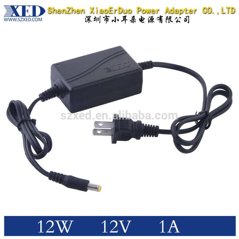 12v1aulfcc、 cerohs指令led用電源アダプタ12w12vcctvカメラ電源アダプタ-AC/DCアダプター問屋・仕入れ・卸・卸売り