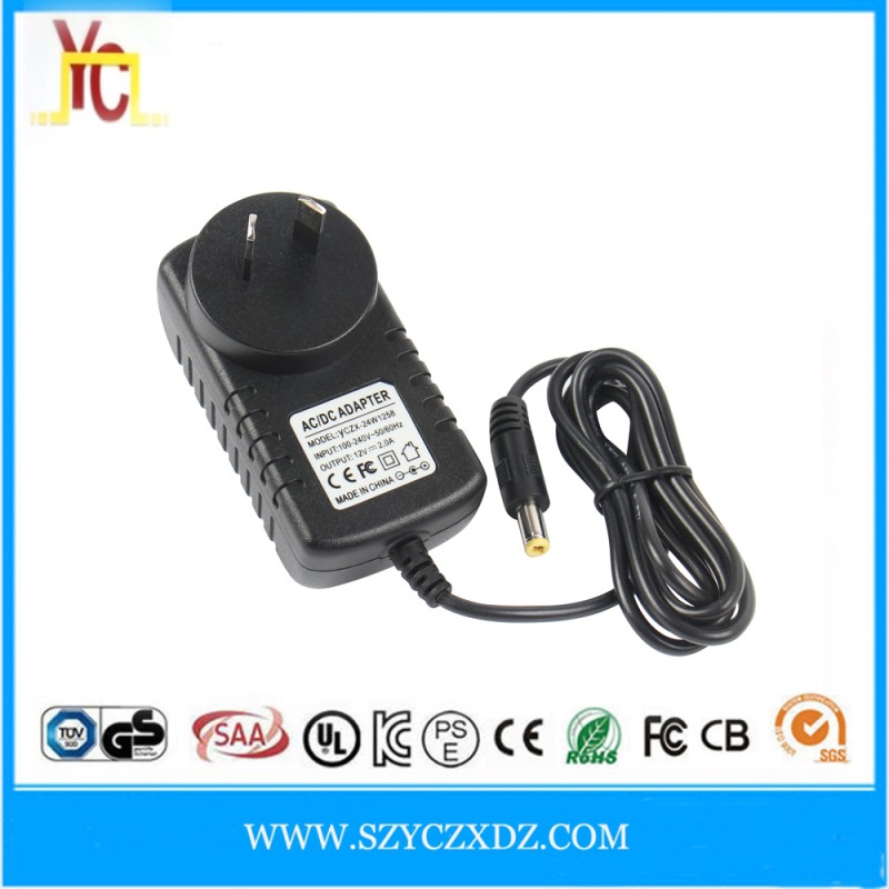 電源12ボルト2a au pulg電源アダプタ使用用led照明-AC/DCアダプター問屋・仕入れ・卸・卸売り