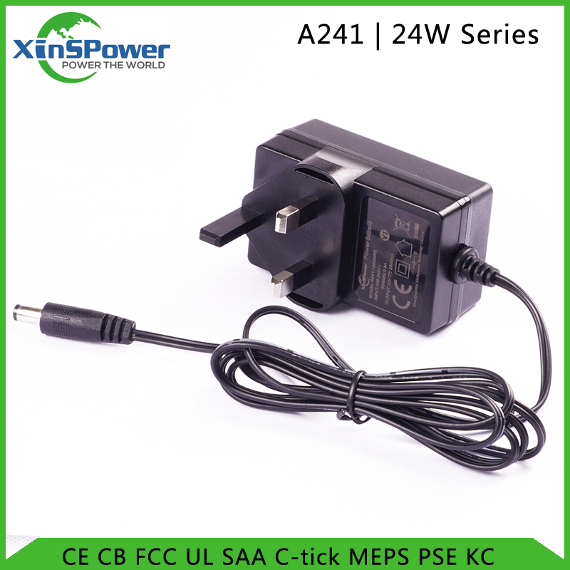 Xinspower eu プラグ タイプ cctv電源12 ボルト 2a アダプタ-問屋・仕入れ・卸・卸売り
