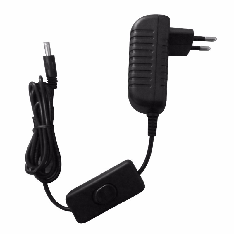 アダプタeuプラグ１２Ｖ２Ａ上のスイッチ付き/off3528-300ledsインサート用、 5050-100個のledストリップライト-AC/DCアダプター問屋・仕入れ・卸・卸売り
