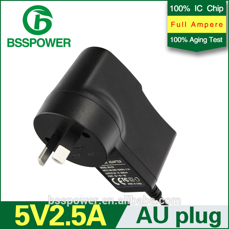 Ac dc 5 ボルト 2.5a電源アダプタ アダプター au プラグ高品質-AC/DCアダプター問屋・仕入れ・卸・卸売り