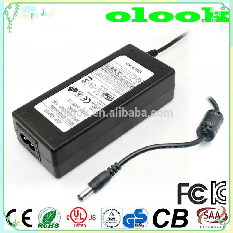 Led電源24v24v602.5aワットcul付き/ulfcccerohs指令gskccsaa承認された-AC/DCアダプター問屋・仕入れ・卸・卸売り
