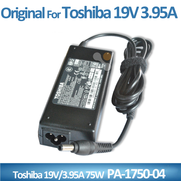 オリジナルアダプタ東芝ポータブルラップトップ充電器PA-1750-04 19ボルト3.95aで5.5*2.5ミリメートル-アダプター問屋・仕入れ・卸・卸売り