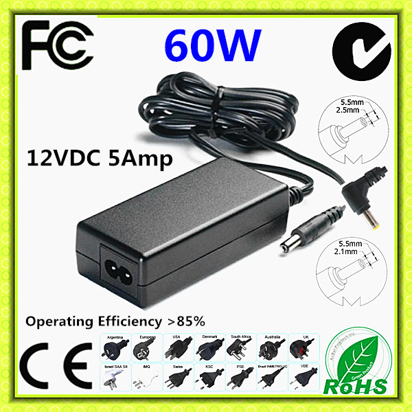 交流100 ボルト の 240 ボルト ac/dc 12 ボルト 5a スイッチング電源アダプタ 60 ワット で ic 保護用led ストリップ-問屋・仕入れ・卸・卸売り