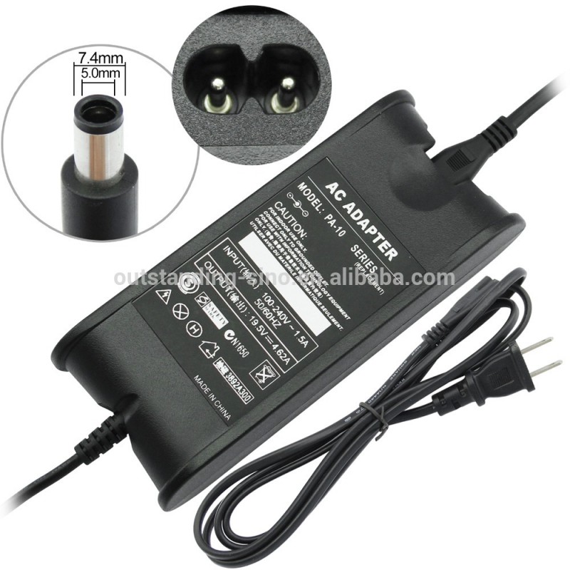 デルpa-dc 7.4*5.0ミリメートル19.5v4.62aノートパソコンの交換用acアダプタからlewe-AC/DCアダプター問屋・仕入れ・卸・卸売り