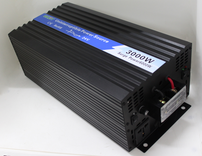 迅速な発送オフグリッド3000ワット純粋な正弦波インバーター付充電器24ボルトに120ボルトソーラーインバータ充電器せずに内部バッテリー-インバータとコンバータ問屋・仕入れ・卸・卸売り
