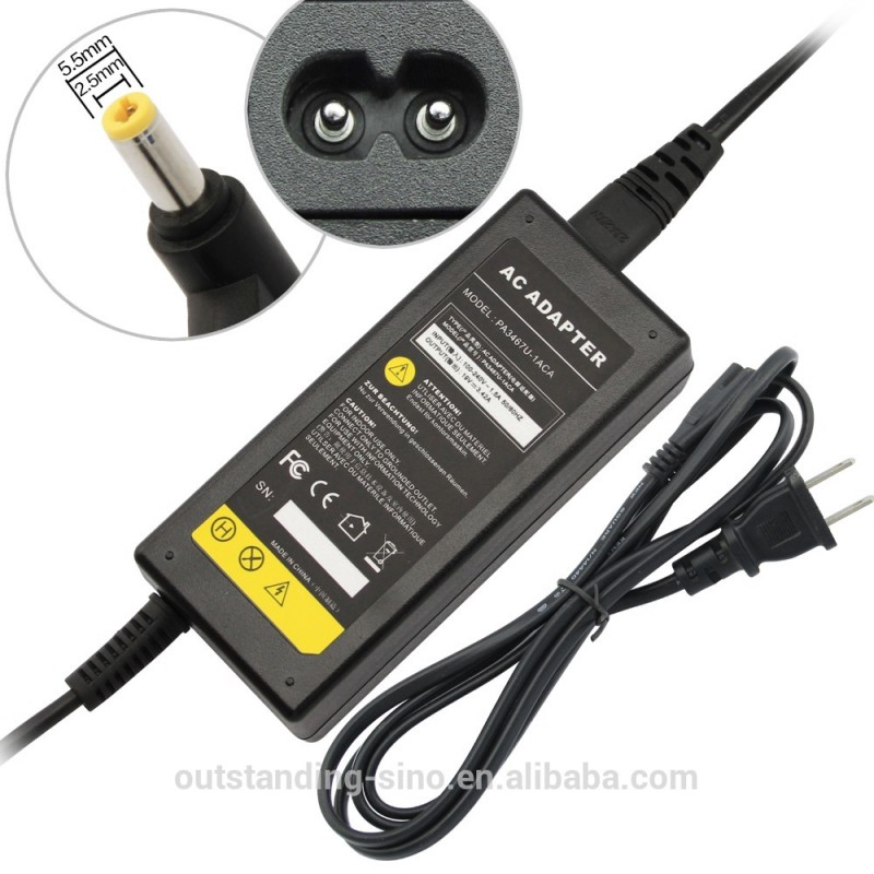 65ワット19ボルト3.42a 5.5 × 2.5ミリメートル充電器、 パワーサプライ東芝PA3396U-1ACAからlewe-問屋・仕入れ・卸・卸売り