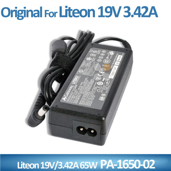 オリジナルノートパソコンのacアダプタ19ボルト3.42a 65ワットliteon電源pa-liteon acアダプタ5.5 × 1.7ミリメートルdcコネクタ-AC/DCアダプター問屋・仕入れ・卸・卸売り