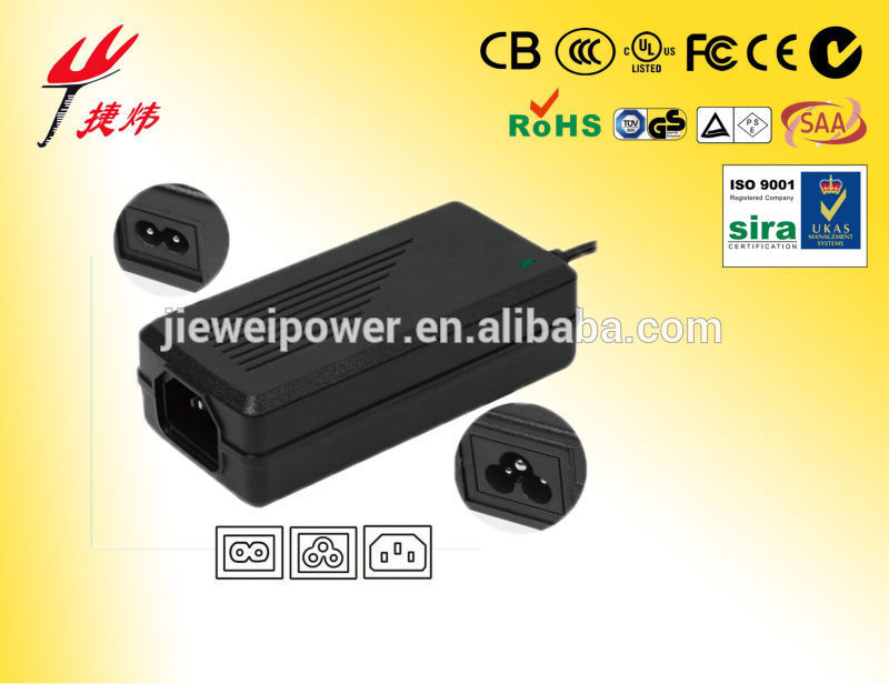 モデル048の30ワット- 48ワットデスクトップ電源アダプタ付きc6、c8、c14プラグ-AC/DCアダプター問屋・仕入れ・卸・卸売り