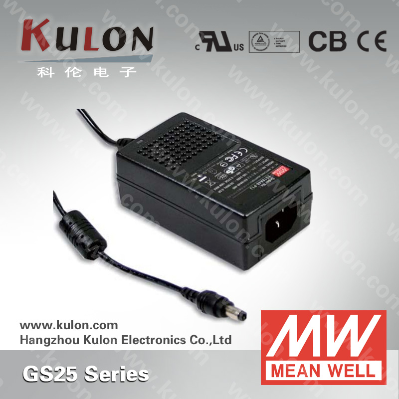 Meanwell GS25A48-P1J 48ボルト25ワットac dc産業デスクトップアダプタ-AC/DCアダプター問屋・仕入れ・卸・卸売り