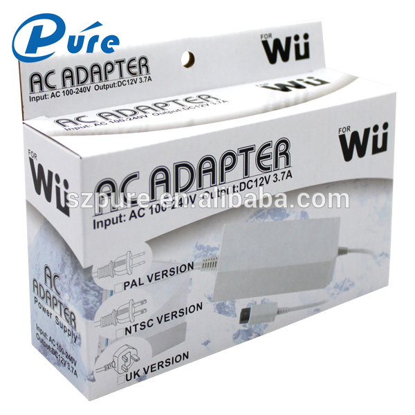 交換電源コード ac アダプタ用任天堂wii の生涯交換保証付き英国米国eu プラグ-AC/DCアダプター問屋・仕入れ・卸・卸売り