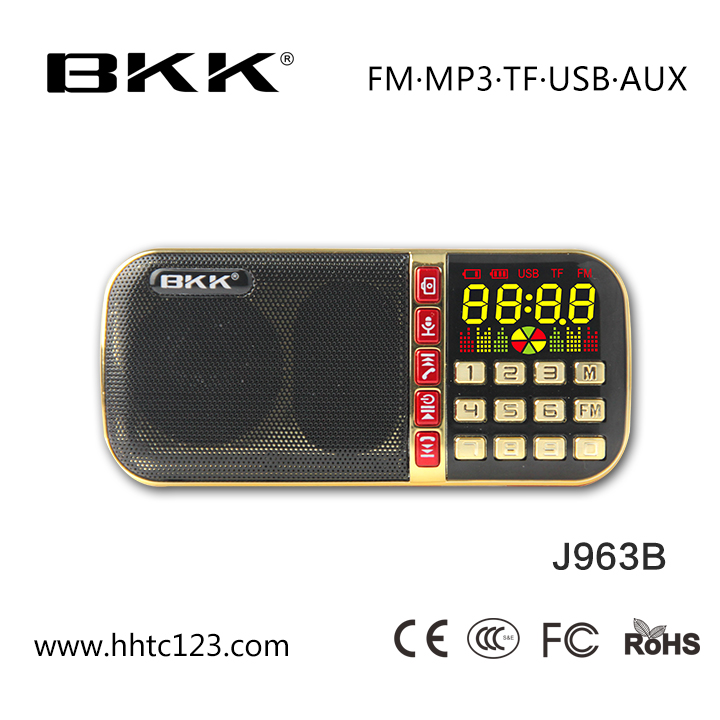 屋外ポータブル ミニ スピーカー 、 ミニ ワイヤレス bluetooth fm ラジオ付き セルフタイマー (J963B)-問屋・仕入れ・卸・卸売り
