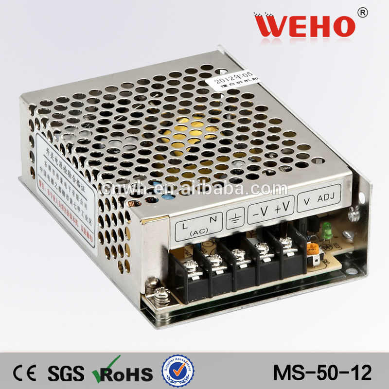 熱い販売のミニシングル20154.2a12v50wac出力/dcpsu電源工業用ledドライバ-スイッチング電源問屋・仕入れ・卸・卸売り