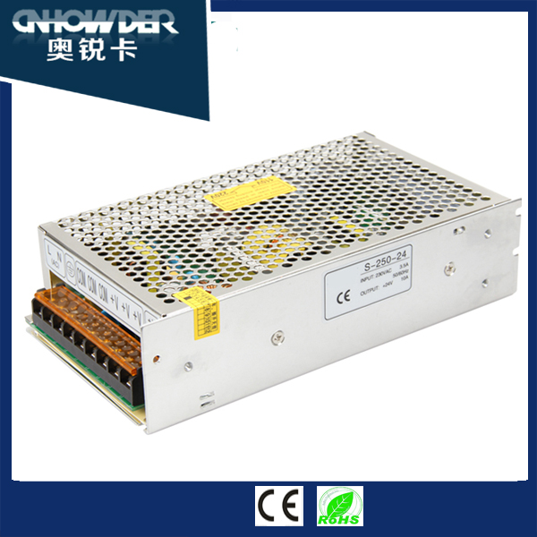 高品質S-250-24 psu 24ボルトled電源で低価格-スイッチング電源問屋・仕入れ・卸・卸売り
