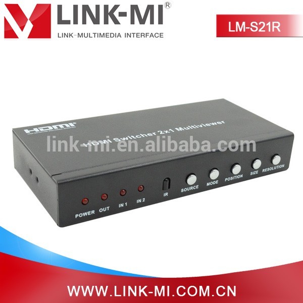 Link-mi LM-S21Rミニ2 hdmiで1 hdmiアウトhdmiビデオウォールプロセッサ-専門家オーディオ、ビデオ、および照明問屋・仕入れ・卸・卸売り