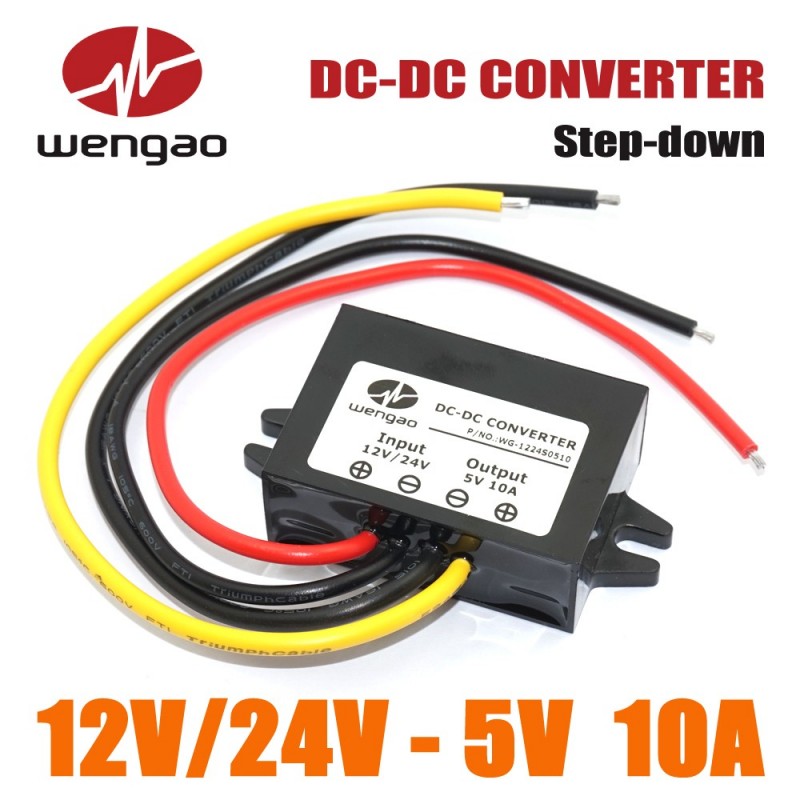 ステップダウンdc dcコンバータ12ボルト24ボルトに5ボルト10a 50ワットledパワーサプライ-インバータとコンバータ問屋・仕入れ・卸・卸売り