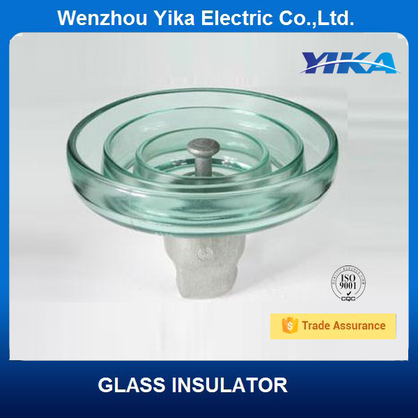温州yika iec 120kn強化ガラス絶縁体U120BP絶縁体高電圧ガラス-絶縁材、エレメント問屋・仕入れ・卸・卸売り