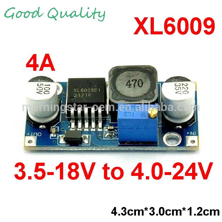 ブーストxl6009モジュールdc-dcパワーモジュールの出力3.7v/5v/11v/16v〜5v12v/24v現在調整可能な超lm25774a3.5-18v4.0-24vに-インバータとコンバータ問屋・仕入れ・卸・卸売り