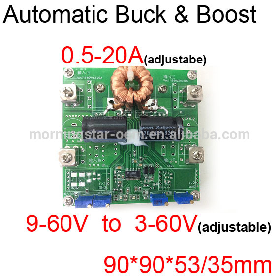 Pcbメーカー自動cccvdcdcステップダウン/up降圧/ブーストのためのソーラーカーバッテリー充電器に3-60v12.6mttp9-60v20avdc-インバータとコンバータ問屋・仕入れ・卸・卸売り